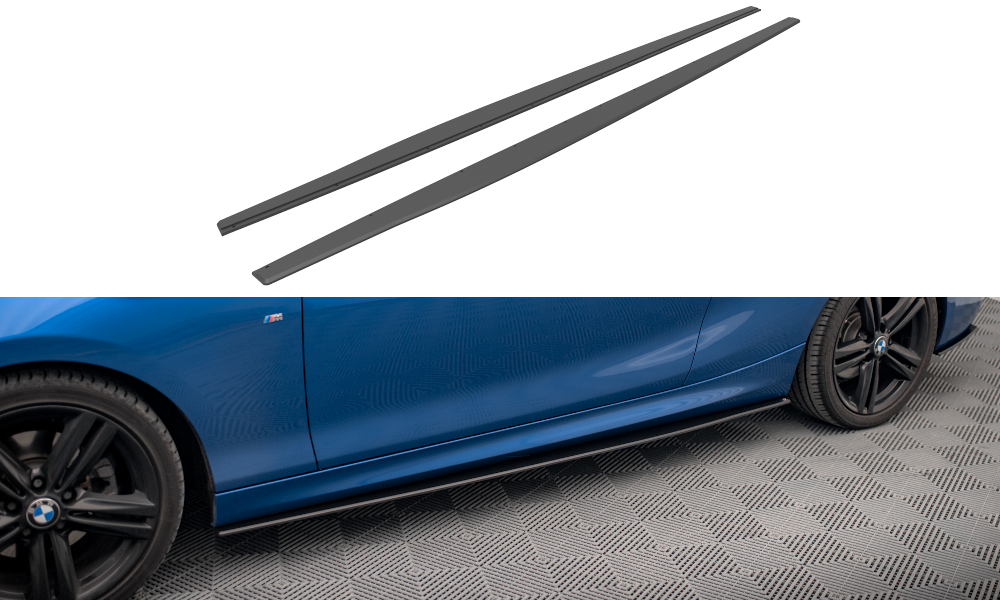 FOR BMW - 2 MPACK - F22 -  STREET PRO SIDE SKIRTS