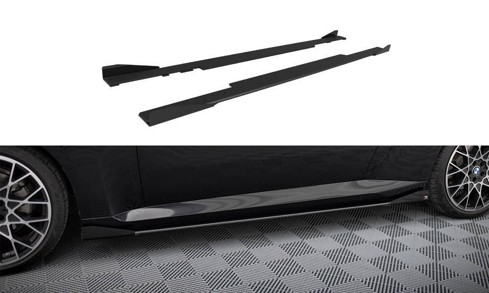 FOR BMW - 2 COUPE - G42 - SIDE SKIRTS DIFFUSERS + WINGS
