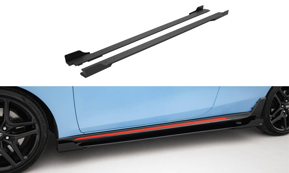 FOR HYUNDAI - VELOSTER N - MK2 - STREET PRO SKIRTS DIFFUSERS + FLAPS