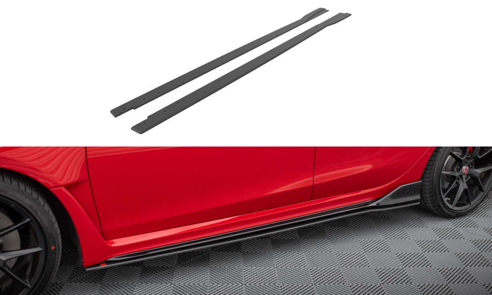 FOR HONDA - CIVIC TYPE - R - MK11 FL5 - STREET PRO - SIDE SKIRTS DIFFUSERS