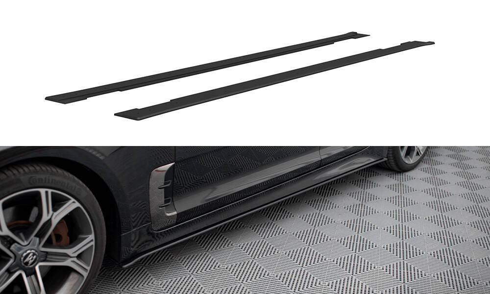 FOR KIA - STINGER GT / GT-LINE - MK1 - STREET PRO SIDE SKIRTS DIFFUSERS