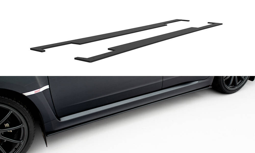FOR SUBARU - IMPREZA WRX STI - MK3 FACELIFT - STREET PRO SIDE SKIRTS DIFFUSERS