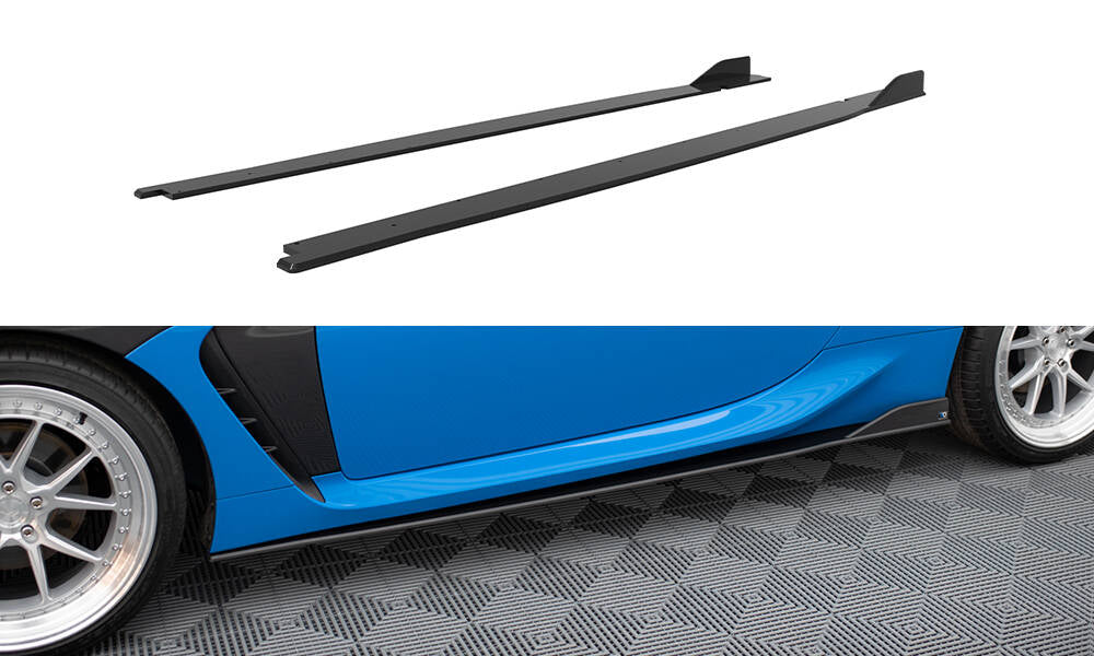 FOR TOYOTA GR86 MK1/ SUBARU BRZ MK2 - STREET PRO SIDE SKIRTS DIFFUSERS - V2