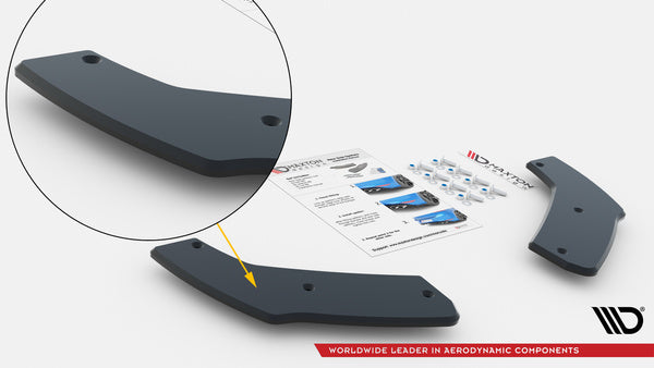 Audi - S5 Sedan - B10 - Street Pro Rear Side Splitters