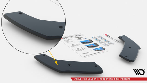 Ford - Mustang GT Mk7 - Street Pro Rear Side Splitters