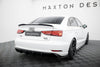 FOR AUDI - A3 SEDAN - 8V FACELIFT - REAR VALANCE (VERSION WITH DUAL EXHAUST TIPS ON ONE SIDE)