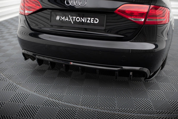 FOR AUDI - A4 B8  - REAR VALANCE (SINGLE SIDE DUAL EXHAUST VERSION)
