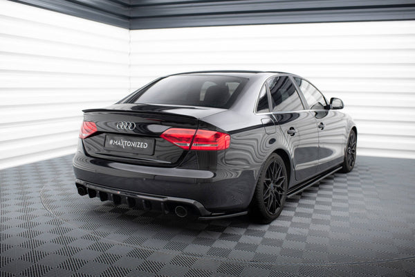 FOR AUDI - A4 B8  - REAR VALANCE (VERSION WITH SINGLE EXHAUSTS ON TWO SIDES)