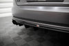 FOR AUDI - A4 S-LINE B9 - REAR VALANCE (VERSION WITH DUAL EXHAUST TIPS ON ONE SIDE)