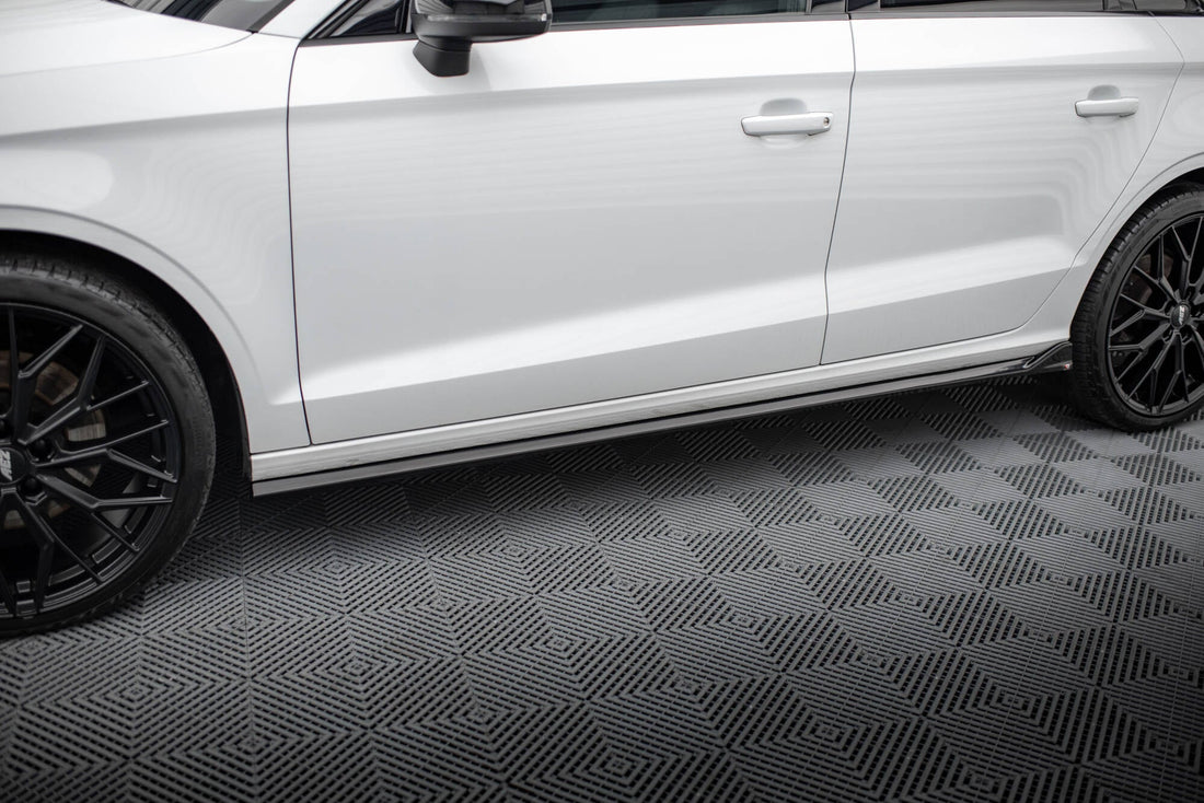 FOR AUDI - A3 SEDAN - 8V - SIDE SKIRT DIFFUSERS