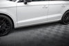 FOR AUDI - A3 SEDAN - 8V - SIDE SKIRT DIFFUSERS