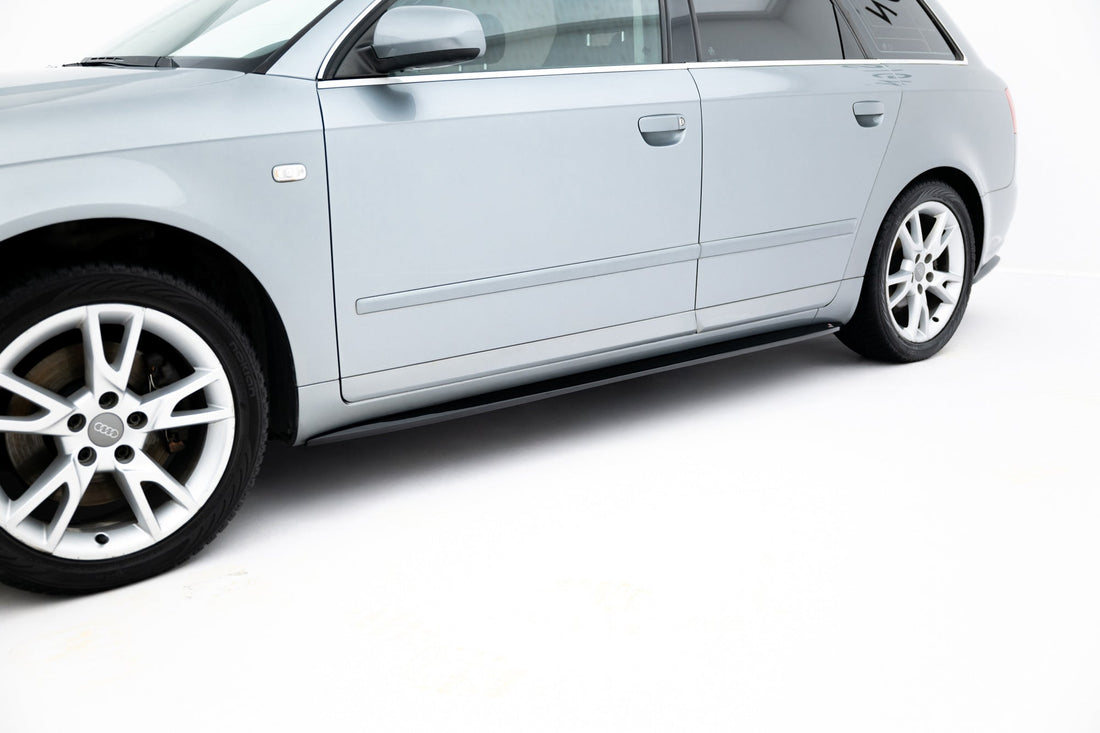Side Skirts Diffusers V.1 suitable for Audi S4 / A4 / A4 S-Line Sedan / Avant B6 / B7