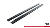 FOR AUDI - A4 / A4 S-LINE / S4 - SIDE SKIRTS DIFFUSERS - V1