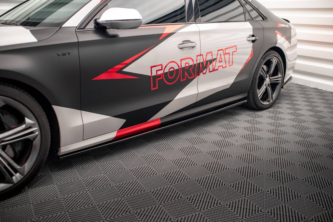 Side Skirts Diffusers V.1 suitable for Audi S8 D4