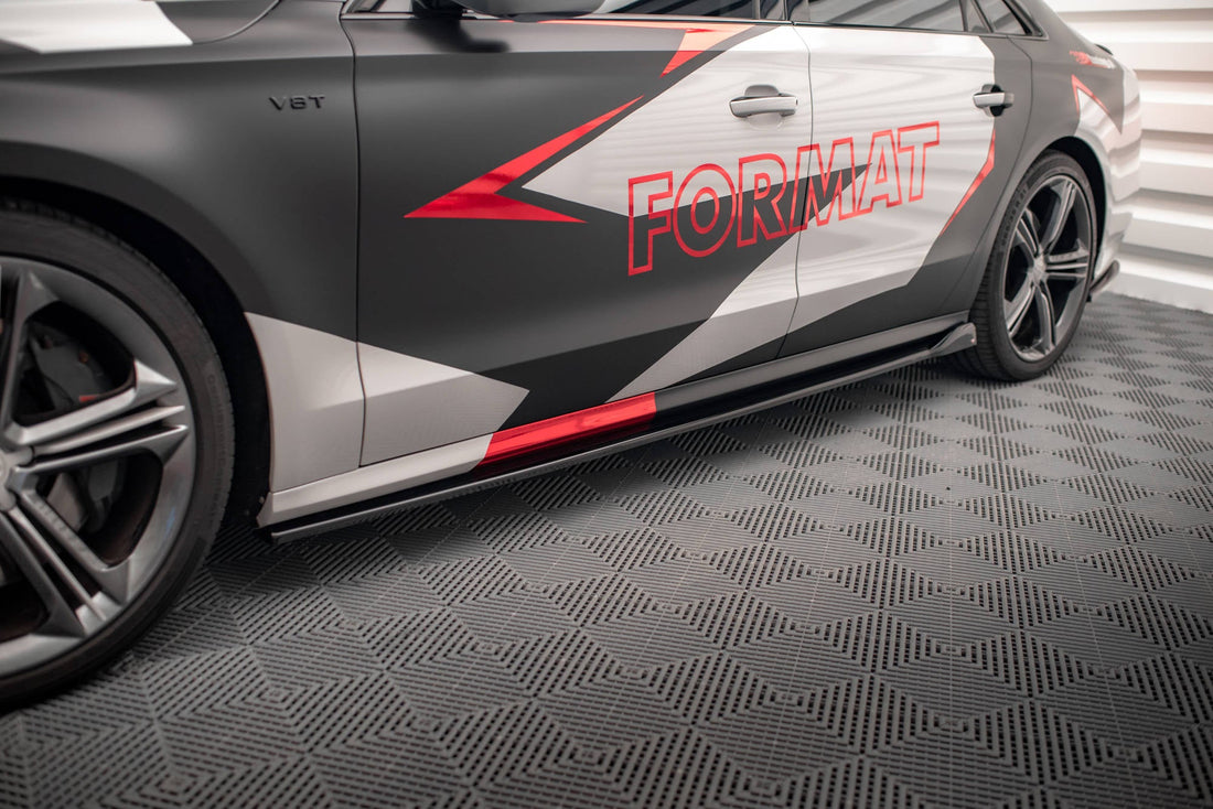 Side Skirts Diffusers V.2 suitable for Audi S8 D4