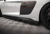 FOR AUDI - R8 - MK2 FACELIFT - SIDE SKIRTS DIFFUSERS - V2 + WINGS