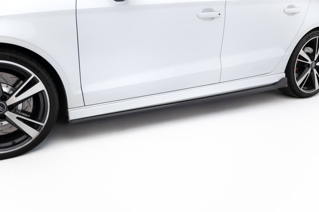 FOR AUDI - RS3 8V FACELIFT - SEDAN - SIDE SKIRTS DIFFUSERS - V3