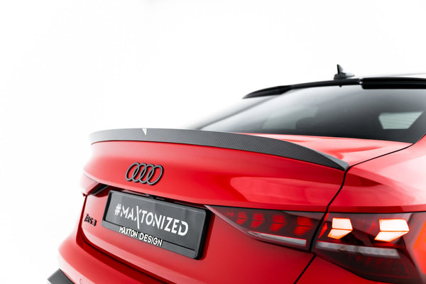 FOR AUDI - RS3 / S3 / A3 S-LINE / A3 - SEDAN 8Y FACELIFT - CARBON FIBER TAILGATE SPOILER - V2