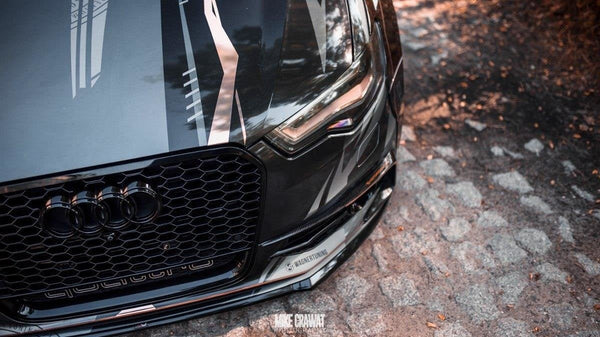 FOR AUDI - S6 / A6 C7 - S-LINE - FRONT FRAME FOR LIGHTS