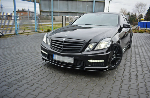 FOR MERCEDES - E - CLASS - E63 AMG - W212 - FRONT SPLITTER - V1