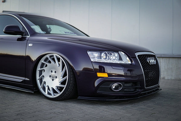 FOR AUDI - A6 S-LINE - C6 FACELIFT - FRONT SPLITTER