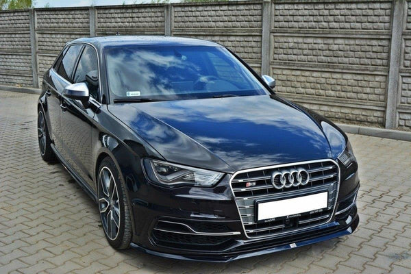 FOR AUDI - S3 8V SPORTSBACK / A3 8V S-LINE - PREFACE - FRONT SPLITTER - V2