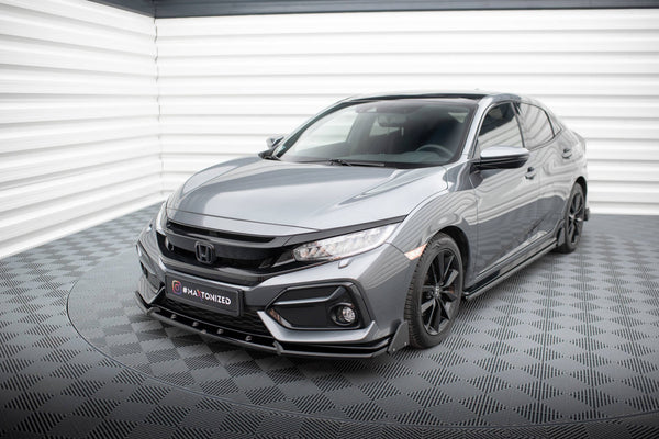 FOR HONDA - CIVIC SPORT - MK10 - FRONT SPLITTER + FLAPS
