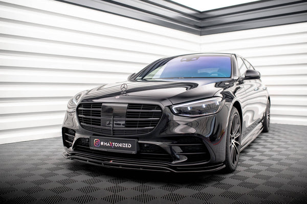 FOR MERCEDES BENZ - S LONG AMG - LINE W223 - FRONT SPLITTER