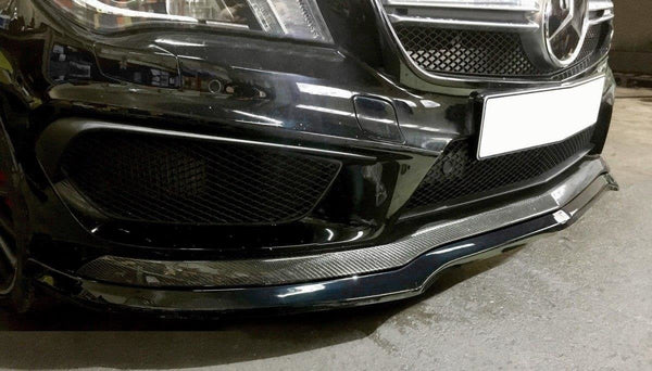 FOR MERCEDES - CLA - 45 AMG - C117 - FRONT SPLITTER - V1 - PREFACE