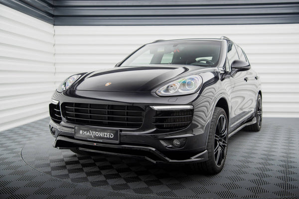 FOR PORSCHE - CAYENNE - MK2 - FACELIFT - FRONT SPLITTER