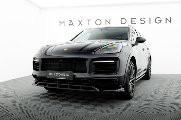 FOR PORSCHE - CAYENNE- SPORT DESIGN - MK3 SUV - FRONT SPLITTER