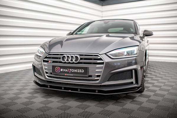 FOR AUDI - B9 - A5/S5 - COUPE / SPORTBACK - STREET PRO FRONT SPLITTER