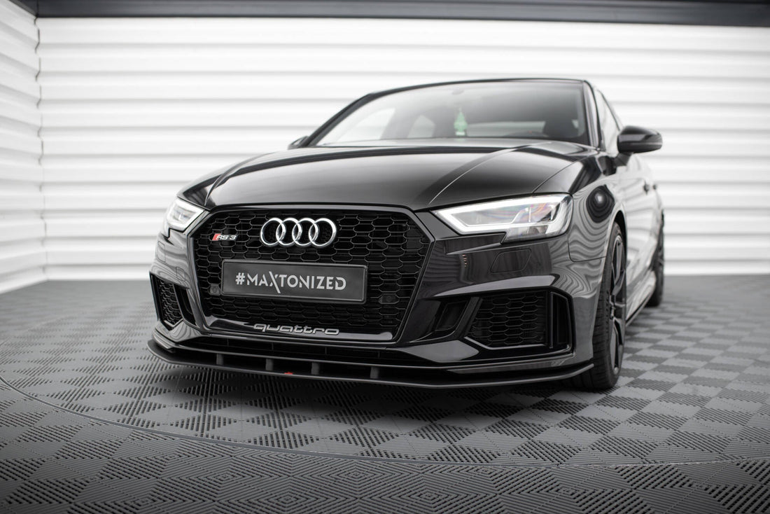 FOR AUDI - RS3 8V FACELIFT - SEDAN  - STREET PRO FRONT SPLITTER - V1