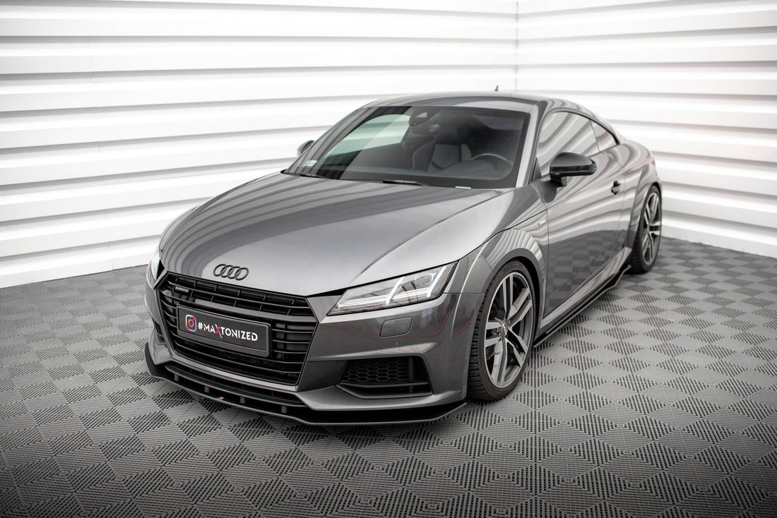FOR AUDI - TT S / S-LINE 8S - STREET PRO FRONT SPLITTER