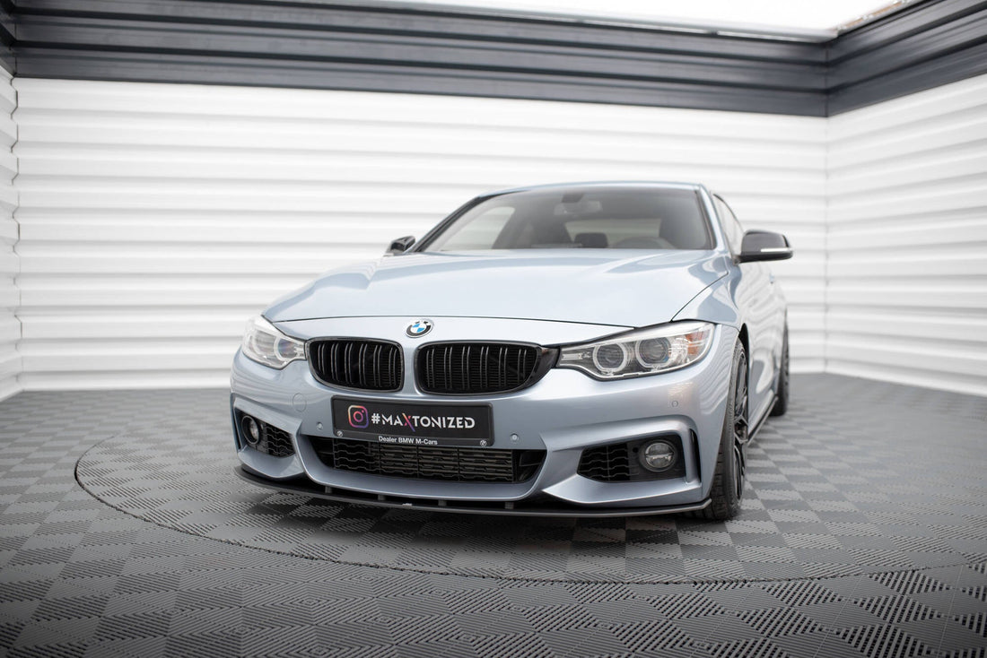 Street Pro Front Splitter suitable for BMW 4 Coupe / Gran Coupe / Cabrio M-Pack F32 / F36 / F33