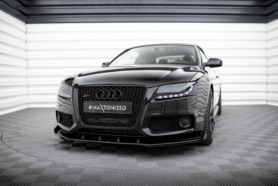 FOR AUDI - A5/S5/B8 - S-LINE - STREET PRO FRONT SPLITTER + WINGS