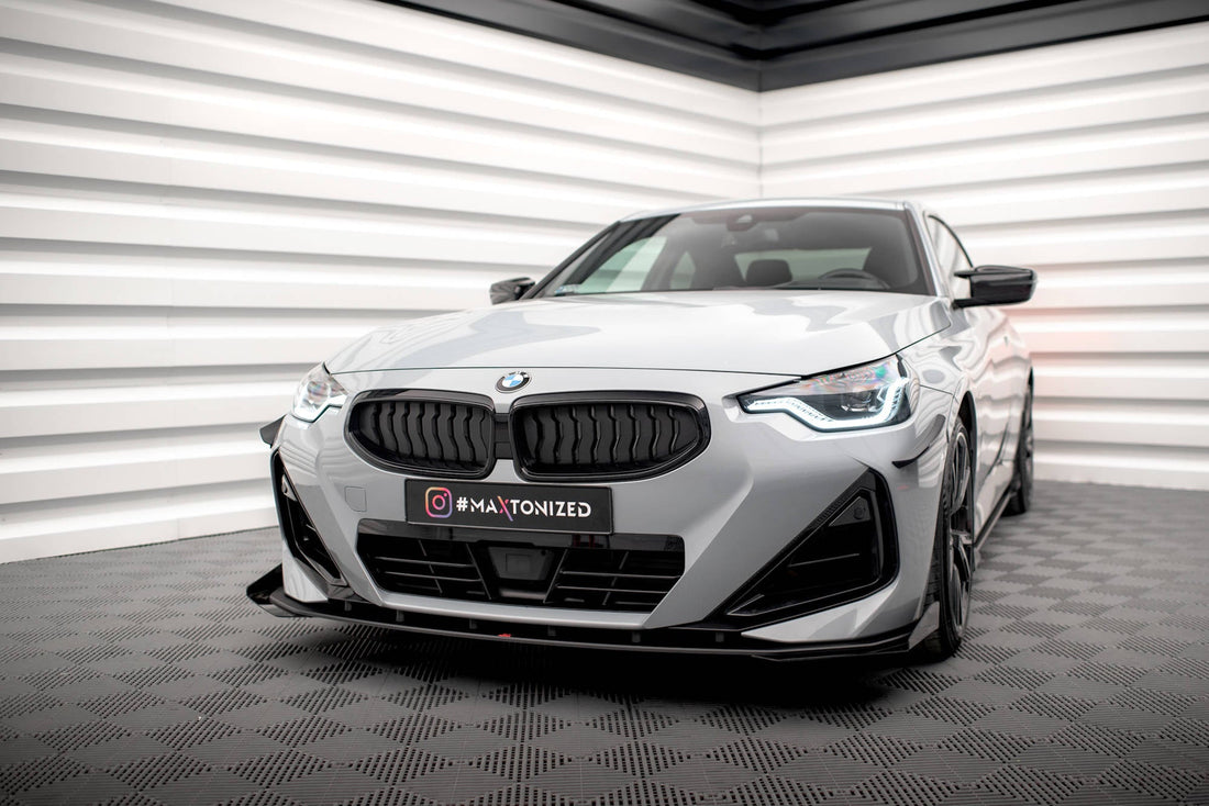 FOR BMW - 2 SERIES - G42 - M240I / M-PACK - COUPE - STREET PRO FRONT SPLITTER + WINGS