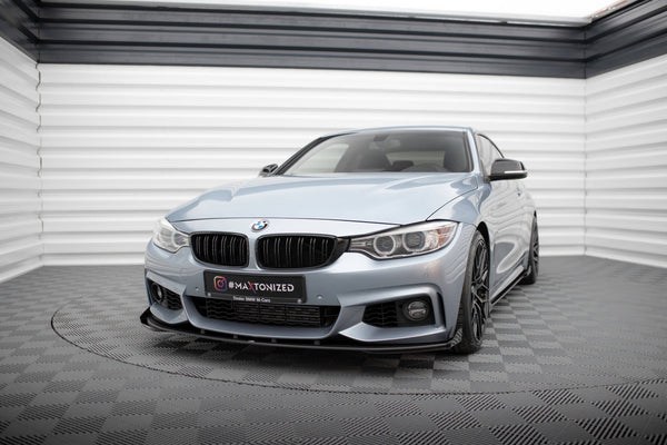 FOR BMW 4 COUPE / GRAN COUPE / CABRIO M-PACK F32 / F36 / F33 - STREET PRO FRONT SPLITTER + FLAPS