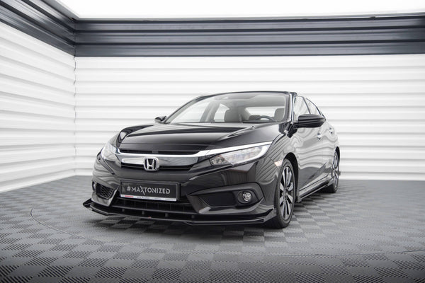 FOR HONDA - CIVIC - MK10 - STREET PRO FRONT SPLITTER + WINGS