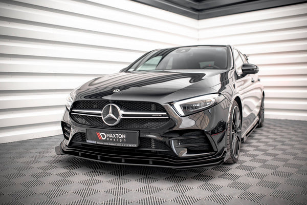 FOR MERCEDES - A35 AMG / AMG-LINE - W177 - STREET PRO - FRONT SPLITTER + WINGS