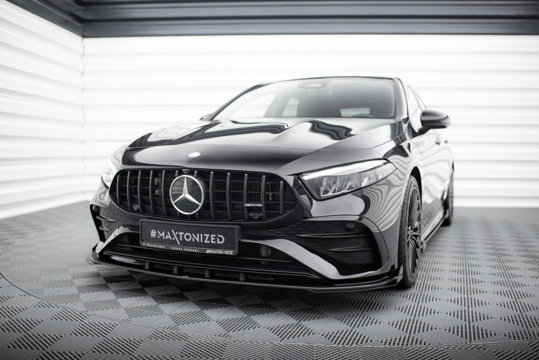 FOR MERCEDES - AMG A35 - W177 - STREET PRO FRONT SPLITTER + FLAPS