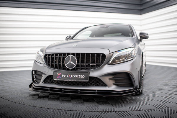 FOR MERCEDES - AMG C43 - COUPE C205 - FACELIFT -  STREET PRO - FRONT SPLITTER + WINGS (OEM PERFORMANCE LIP)