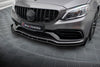FOR MERCEDES - AMG C63/ ESTATE W205 - FACELIFT -  STREET PRO - FRONT SPLITTER + WINGS