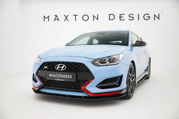 FOR HYUNDAI - VELOSTER N - MK2 - STREET PRO FRONT SPLITTER