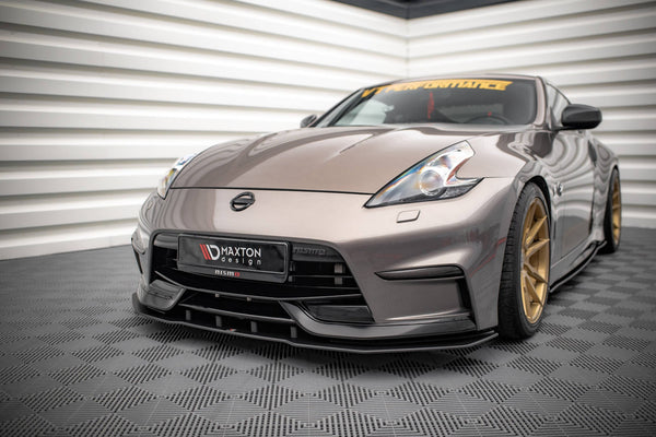 FOR NISSAN - 370Z - NISMO - FACELIFT - STREET PRO FRONT SPLITTER