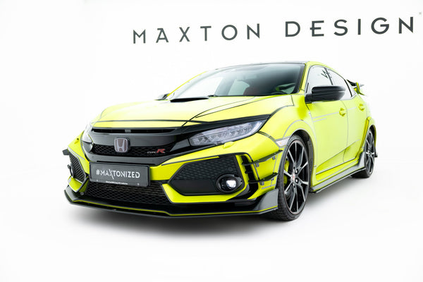 FOR HONDA - CIVIC X - DURABILITY FRONT SPLITTER - TYPE R - V2