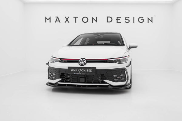 FOR VOLKSWAGEN - MK8.5 GOLF GTI / GTE / R-LINE - FACELIFT - STREET PRO FRONT SPLITTER - V2
