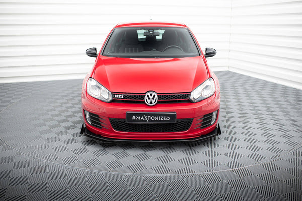 FOR VOLKSWAGEN - MK6 GOLF GTI - DURABILITY - FRONT SPLITTER + WINGS - V3