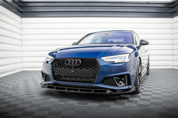 FOR AUDI - A4 - COMPETITION - B9 FACELIFT - FRONT SPLITTER - V1