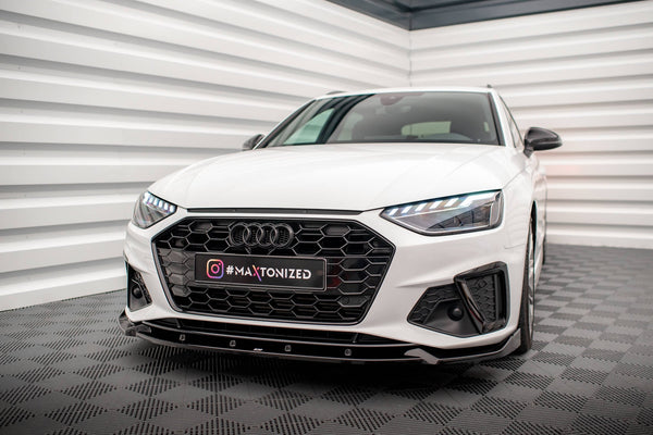 FOR AUDI - S4 / A4 - SLINE - B9.5 - FRONT SPLITTER - V1 - FACELIFT